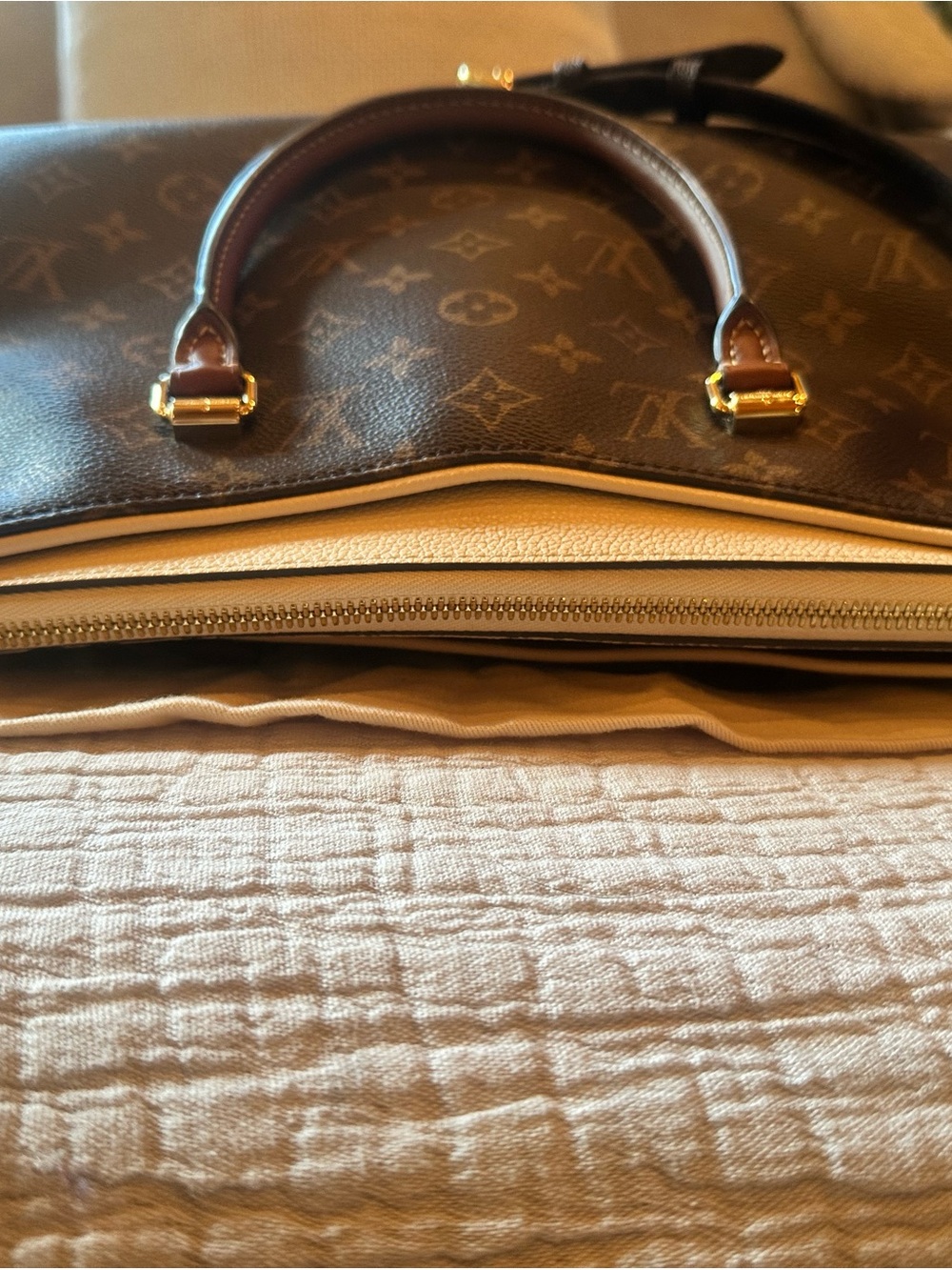 Louis Vuitton Monogram Pallas MM - Such a rare beauty in this color combo - Picture 7 of 13
